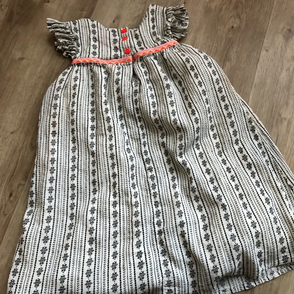 Isaac Mizrahi girls size 6 boho dress with tassels - Picture 2 of 3